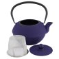 Preview: TDS, WY Cast Iron Teapot, Arare, Blue, 1.2 L, Item No. 34031
