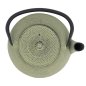 Preview: TDS, WY Cast Iron Teapot, Arare, Green/Grey, 1.2 L, Item No. 34032
