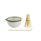 Preview: TDS, Matcha Bowl Giftset , 3-piece set, 13x7.2cm, White Oribe, Item No. 34061