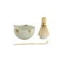 Preview: TDS, Matcha Bowl Giftset, 4-piece set, 14.5 x 6.5 cm, Unofu Brown White, Item No. 34080