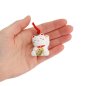 Preview: TDS, Lucky Cat, Dekoration, Weiß, 3,5cm - Art Nr. 34126
