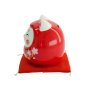 Preview: TDS, Lucky Cat, Daruma Coin Bank, Red, 14 cm - Item No. 34127
