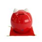 Preview: TDS, Lucky Cat, Daruma Coin Bank, Red, 14 cm - Item No. 34127