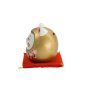 Preview: TDS, Lucky Cat, Daruma Coin Bank, Gold, 9.5 cm - Item No. 34130
