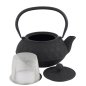 Preview: TDS, WY Teekanne aus Gusseisen, Sakura, Schwarz, 0,9 L, Art-Nr. 34147