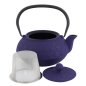 Preview: TDS, WY Teekanne aus Gusseisen, Sakura, Blau, 0,9 L, Art-Nr. 34148
