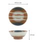 Preview: Ramen Bowl Suisho Aka-cha Brown, Porcelain, Ø 21.5 × 9 cm, 1.25 l, Item No. 34255