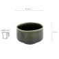Preview: TDS, Matcha Schale, Oribe Grün , Ø 12x7,5cm, 500 ml, Art.-Nr. 34258