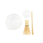 Preview: TDS, Matcha Bowl Giftset , Glass, 4-piece set, 12.5 x 7.5 cm, Item No. 37203