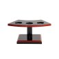 Preview: Sushi-Rollenständer ABS Lacquerware Schwarz/Rot, 3 Stück, Art.-Nr. 4049