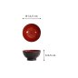Preview: Bowl ABS Lacquerware Black, ABS Plastic, Ø 11.5 cm, Item No. 4950