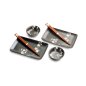 Preview: EDO Japan, Sushi Set, Anemone Black, 6Stk, 21x13,5x3 cm, Art.-Nr. 6044113