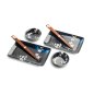 Preview: EDO Japan, Sushi Set, Anemone Blue, 6pcs, 21x13.5x3 cm, Item No. 6044123