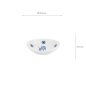 Preview: TDS, Round-Sauce Bowl, Kawaii Hananeko Cat, Blue Ø 9.8x2.5cm - Item No. 61691