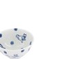 Preview: TDS, Rice Bowl, Kawaii Hananeko Cat, Blue Ø 12x 6.5cm - Item No. 61692