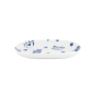 Preview: TDS, Oval plate, Kawaii Hananeko Cat, Blue, 18.7x12.8x2.5cm - Item No. 61694
