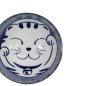 Preview: TDS, Reis Schale, Kawaii Lucky Cat Neko, Seikaiha-Neko Blue, Ø 12x6,3cm - Art Nr. 617621
