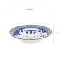 Preview: TDS, Pasta Teller, Kawaii Lucky Cat Neko, Ø 21,3 x 4,7 cm Seikaiha-Neko Blau, Art Nr. 617638