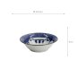 Preview: TDS, Saucenschale, Kawaii Lucky Cat Neko, Seikaiha-Neko Blue, Ø 11,5x4cm - Art Nr. 617645