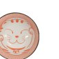 Preview: TDS, Tayo Schale, Kawaii Lucky Cat Neko, Seikaiha-Neko Red, Ø 15x7cm, 550ml - Art Nr. 617669