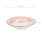Preview: TDS, Pasta Teller, Kawaii Lucky Cat Neko, Ø 21,3 x 4,7 cm, Seikaiha-Neko Rot, Art Nr. 617690