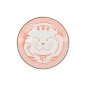 Preview: Pasta Plate Kawaii Lucky Cat Neko Seikaiha-Neko Red, Porcelain, Ø 21.3 × 4.7 cm, Item No. 617690