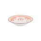 Preview: Pasta Plate Kawaii Lucky Cat Neko Seikaiha-Neko Red, Porcelain, Ø 21.3 × 4.7 cm, Item No. 617690