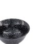 Preview: TDS, Tayo-Schale, Kuromonyo Asanoha, Schwarz, Ø 15x7cm 550ml, Art.-Nr. 617973
