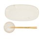 Preview: TDS, Sushi Set, Titanium Matte, Giftset, 2-piece set with Chopsticks, Item No. 619489