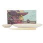 Preview: TDS, Sushi Set, Titanium Matte, Giftset, 2-piece set with Chopsticks, Item No. 619489
