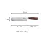 Preview: Nakiri Knife (Vegetable Knife) in Magnetic Box, VG-10 Damascus Steel, 31 cm, Item No. 6454