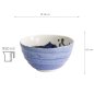 Preview: TDS, Bowl, Seafood, Ø 16 x 8.5 cm, 950 ml, Snapper, Blue - Item No. 7565