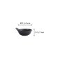 Preview: Bowl Black, Melamine, Ø 11.4 × 5.7 cm, 175 ml, Item No. 8018