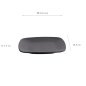 Preview: TDS, Plate, Melamine, 14.3x14.3x1.7cm, Item No. 8019