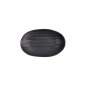 Preview: Rechteckiger Teller Zen Schwarz, Melamin, 18,4 × 11,4 × 2,8 cm, Art.-Nr. 8021