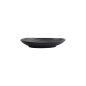 Preview: Rechteckiger Teller Zen Schwarz, Melamin, 18,4 × 11,4 × 2,8 cm, Art.-Nr. 8021