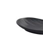 Preview: Rechteckiger Teller Zen Schwarz, Melamin, 18,4 × 11,4 × 2,8 cm, Art.-Nr. 8021