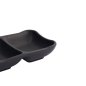 Preview: Sauce Bowl Black, Melamine, 13 × 8.5 × 3 cm, Item No. 8026