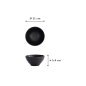 Preview: Bowl Black, Melamine, Ø 11 cm, 250 ml, Item No. 8551