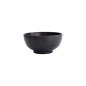 Preview: Rice Bowl Black, Melamine, Ø 16 × 8 cm, 700 ml, Item No. 8555