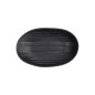 Preview: Sushi-Platte Zen Schwarz, Melamin, 23 × 14,5 × 3,5 cm, Art.-Nr. 8559