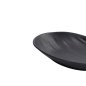 Preview: Sushi-Platte Zen Schwarz, Melamin, 23 × 14,5 × 3,5 cm, Art.-Nr. 8559