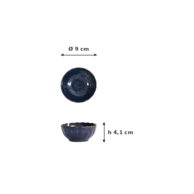 Sauce Bowl Cobalt Blue, Porcelain, Ø 9 × 4.1 cm, 150 ml, Item No. 14320