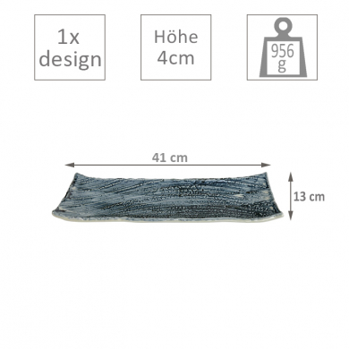 Shared Dining 41x13x4cm  Serving Plate at g-HoReCa (picture 2 of 2)