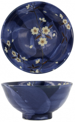 Blue Sakura 4 Bowls Set at g-HoReCa (picture 2 of 5)