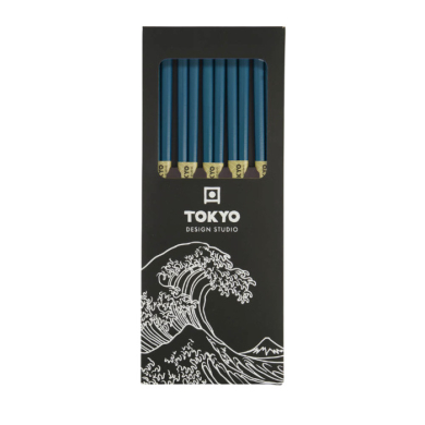 TDS, 5 Paar Essstäbchen, Bamboo Petrol, Art.-Nr. 14459