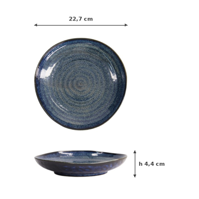 TDS, Teller, Cobalt Blue, Ø 22,7 cm, Art.-Nr. 14520