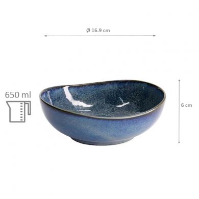 Cobalt Blue Ovale Schale bei g-HoReCa (Bild 5 von 5)