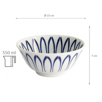 TDS, Bowl, Mixed Bowls, Ø 15x7cm, 500ml, Item No. 14990