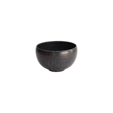 Schale Onyx Noir Schwarz, Steinzeug, Ø 13 × 4 cm, 640 ml, Art.-Nr. 15539